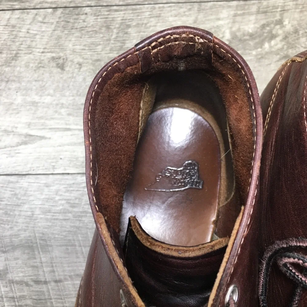 Red Wing 3141 Work Chukka Briar Oil Slick Traction Tred Leather Men Boots Size 9